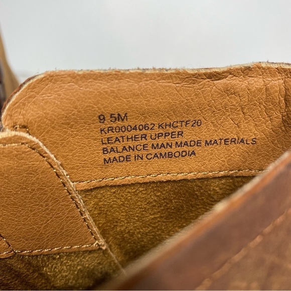 Korks Sonya Brown Leather Bootie 9 1/2 - Picture 12 of 15